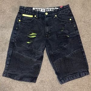 Beat and rhythm Jean shorts